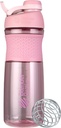 BlenderFlaske SportMixer Shaker Flaske Perfekt til Protein Shakes og Pre Workout, 28-Ounce, Rose