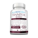 Godkendte videnskab Tinnitol - Tinnitus Support - Ease Ringing i Ørene - Boost Indre Øre Sundhed - 1 flaske - 3 måneders forsyning - Made in USA