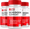 (3 Pack) Sweet Relief Glycogen Support for Joints Blood Vessel Cleaner Releaf, Sweetrelief Glycogen Support Kapsler, Glucogen O Neil Glyco Optimizer Cleanse Control Restore (180 Kapsler)