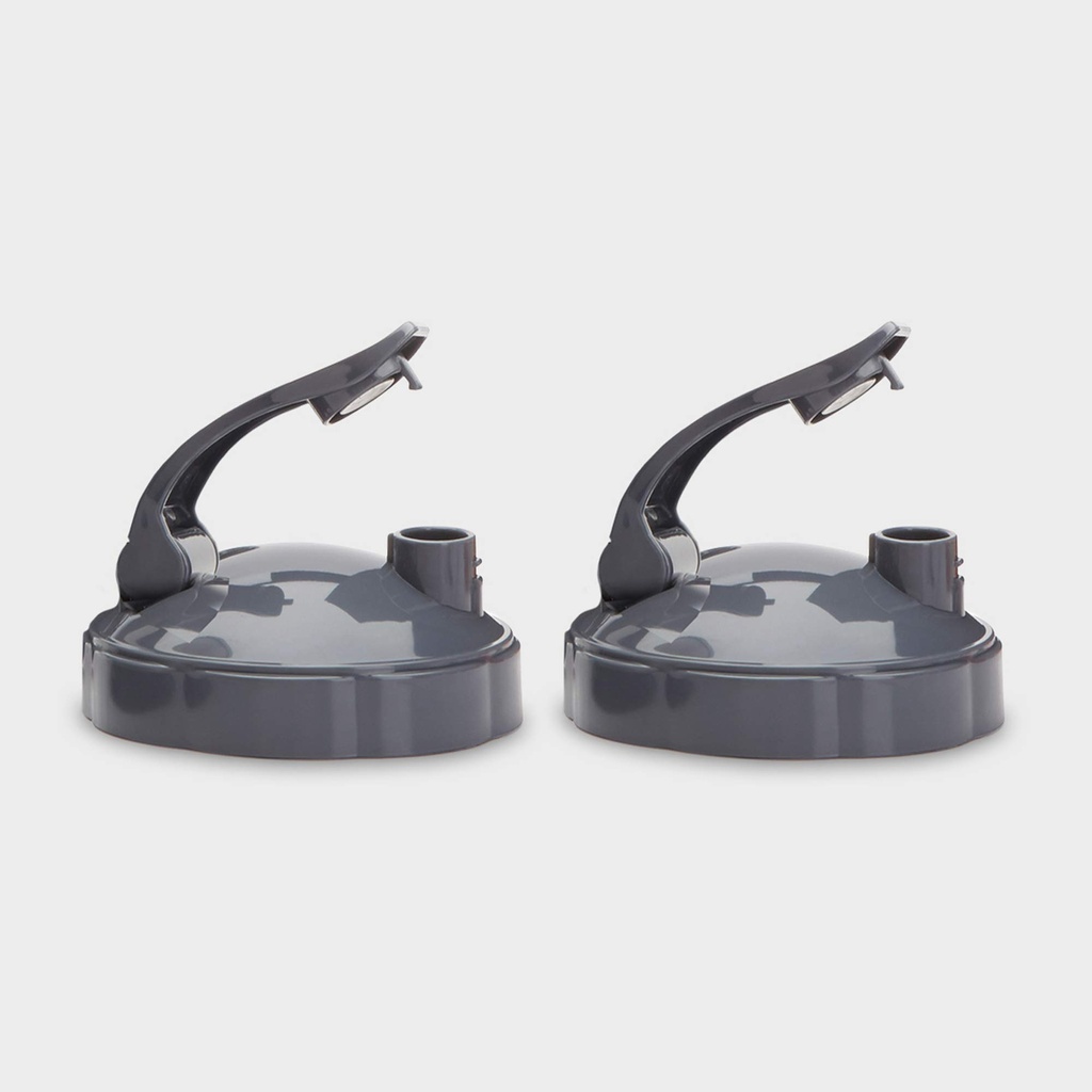 Nutrition Bullet Flip Top To- Go Lid (sæt af 2), Grey, .25 Lbs