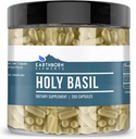 Earthborn Elements Holy Basil 200 Kapsler, Pure & Ufortyndet, Ingen tilsætningsstoffer