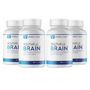 Youth Brain 4 Flaske Bundle - Memory & Brain Health Support - Brain Booster Clarity med Bacopa Monnieri, Ginkgo Biloba, B12- 120- Day Supply (240 Greve)