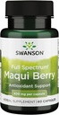 Swanson Full Spectrum Maqui Berry 400 Milligram 60 Kapsler