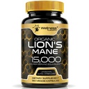 Lions Mane Supplement Capsules - 120 Count - Mushroom Supplement, Brain Supplements for Memory and Focus, Lion's Mane Mushroom Capsules Organic - Cognitive and Immune Support, Focus Supplement