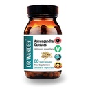 DR WAKDE 's Ashwagandha kapsler (Indisk Ginseng, Withania somnifera, 60 Veg Caps, Plant- baseret supplement, Ayurvedic Herb, All Natural, Vegan)