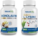 Naturlig Cure Labs Bundle: Premium Monolaurin 600mg + Clean L- Lysin 600mg