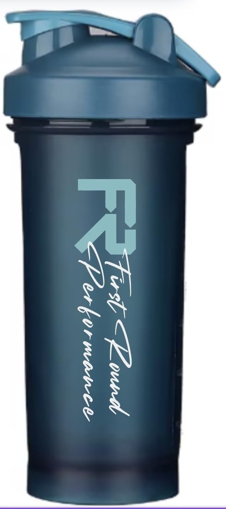 20 oz Protein Shaker Flaske, Shaker Cup for Protein Drinks and Pre Workout (Teal)