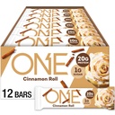 One Protein Bars, Kanel Roll, Gluten Free med 20g Protein og 1g Sukker, Pantry Staples, 2,12 oz (12 Greve), Packaging May Vary