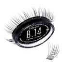 Lashify Fold 14mm Gossamer gør det Eyelash Extensions Genfyld, Sort, Easy False Eyelases til en naturlig look