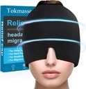 Migræne Relief Cap, is Head Pack Gel, kold og varmebehandling, Sinus Eye Patch Hovedpine, hævede øjne, lindring af spænding og tryk
