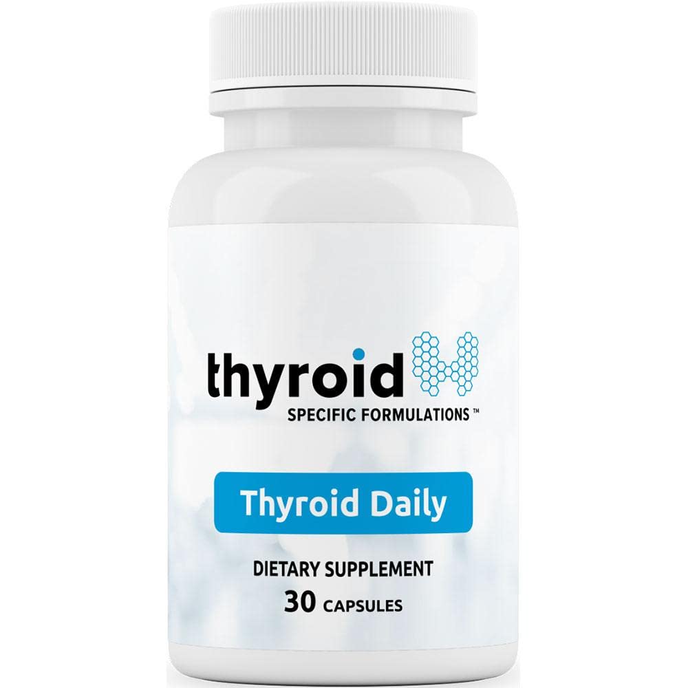 Thyroid Daily - Den første næringsstof Komplet Multi designet til optimal thyroid sundhed. Thyroid Daily er jod Free w / 19 Thyroid Daily Essential Nutrients for Thyroid Support.