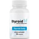 Thyroid Daily - Den første næringsstof Komplet Multi designet til optimal thyroid sundhed. Thyroid Daily er jod Free w / 19 Thyroid Daily Essential Nutrients for Thyroid Support.