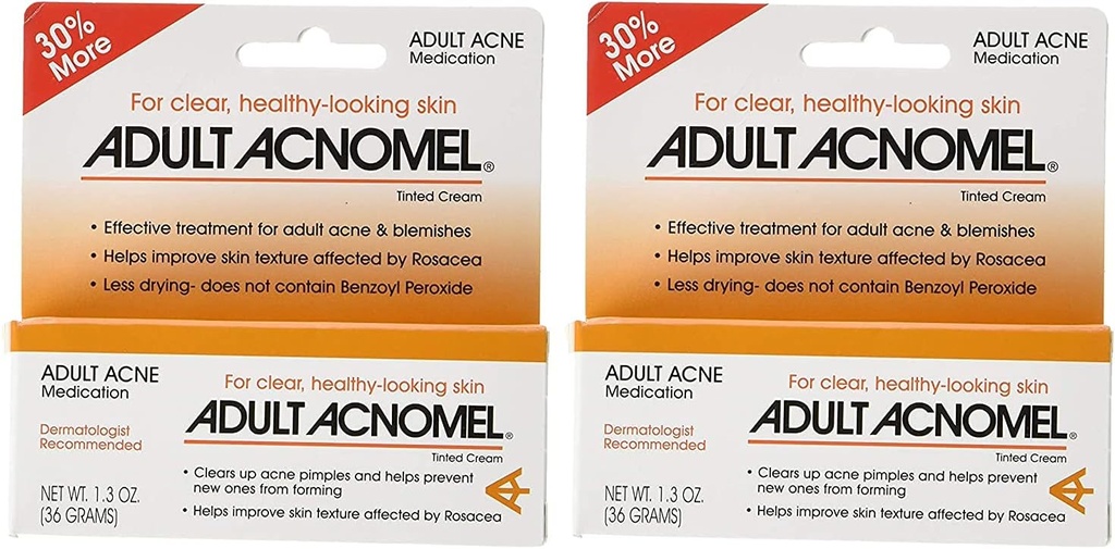 Voksen Acnomel Acne Medication 1.3 Oz (pakke af 2)