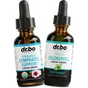 Lymphatic Drainage Supplements & Chlorophyl - Organic Lymphatic Support Liquid Drops Cleanse & Liquid Chlorophyll Drops Odor Cleanse Body Detox - Internal Deodorant Detox Drainage