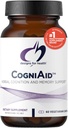 Design for sundhed CogniAid - Urtemateriale + Mood Formel med Green Tea Extract, Wild Blåbær + Bacopa (60 kapsler)