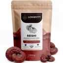 Longevity Botanicals Organic Reishi Mushroom Extract Powder 100g · 124; Koncentreret 10: 1 Ratio · 124; 100% Fruiting Bodies