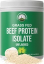 Græs Fed Beef Protein Powder - Lactose Free Great Tasting Beef Protein Isolate. Komplet Animal Based Non Dairy Paleo Carnivore supplement til Prime Muskelopbygning. Ingen Whey. Uden smag