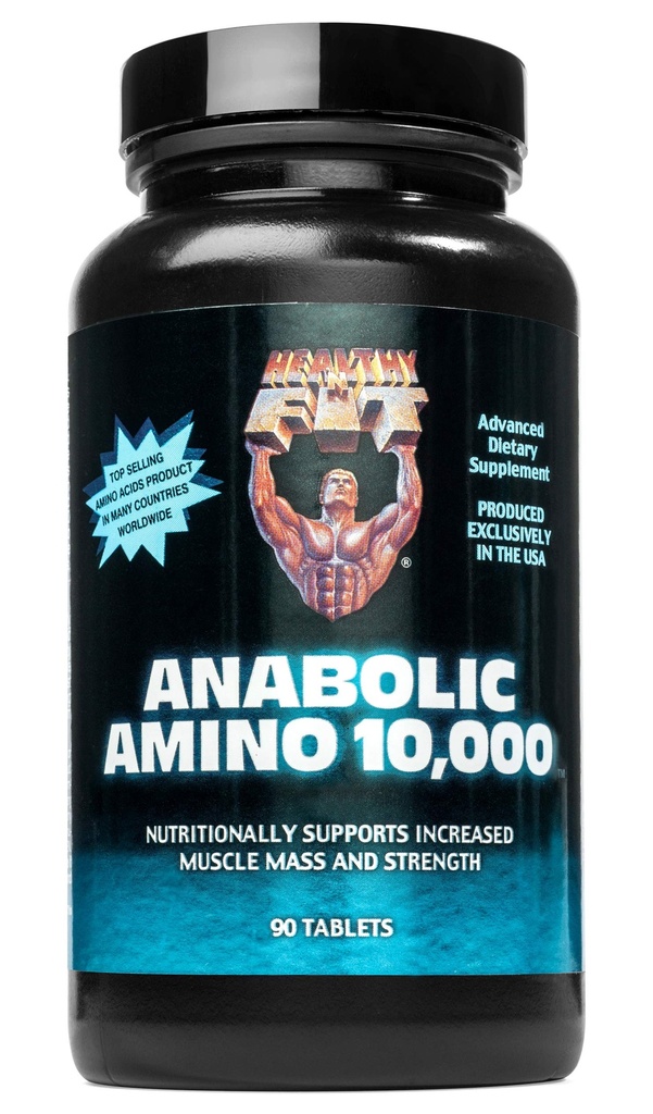 Sunde 'n Fit Anabolske Amino 10.000, 90 tabletter, Flaske