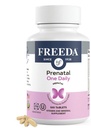 FREEDA Prenatal Vitamin - Kosher Prenatals - Prenatal Vitamin med jern, Prenatal Folinsyre, Cholin, D-vitamin - En daglig Pre Natal Multivitamin Support til Gravid & Lactating Kvinder (100)