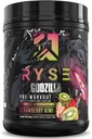 RYSE Godzilla X Noel Deyzel Pre Workout Powder - Jordbær Kiwi - 400mg Koffein, High Stim Pre- Workout for mænd og kvinder med Citrullin & Beta Alanine - Energi, Pump & Focus - 20 / 40 Servering