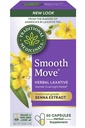 Traditionel medicin - Glat Flyt Laxative Kapsler - Indeholder Økologisk Senna - Natural Herbal Obstipation Relief - 50 Kapsler (1 pakke)