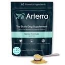 Senior Dog Powder Supplement & Food Topper - 63 Ingredienser til fælles, Gut, Immun & Brain Health - Daglig Longevity Multivitamin med Glucosamin, Probiotika, og Fish Oil Medic124; 120 Scoops