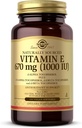 Solgar Vitamin E 670 mg (1000 IE) - 100 Vegan Softgels - Natural Antioxidant - Non- GMO, Gluten Free - 100 Servere