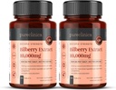 pureclinica Bilberry Extract 10,000mg x 360 Tablets (2 flasker) - 10 X flere Antocyanidin w / 5mg Black Pepper Extract