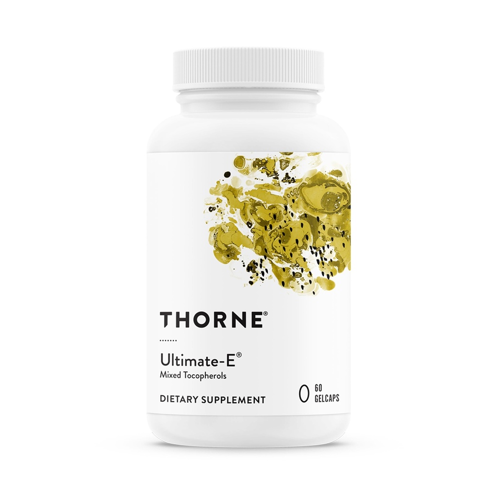 THORNE - Ultimate- E - Indeholder alle de naturlige former for E-vitamin - 60 Gelcaps
