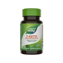 Nature 's Way 7- KETO, DHEA Metabolite, Metabolisme Support Supplement *, 25 mg Potency Per Serving, 60 kapsler