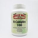 Holly Hill Health Foods, B Complex 100 Vegetarisk formel, 100 tabletter