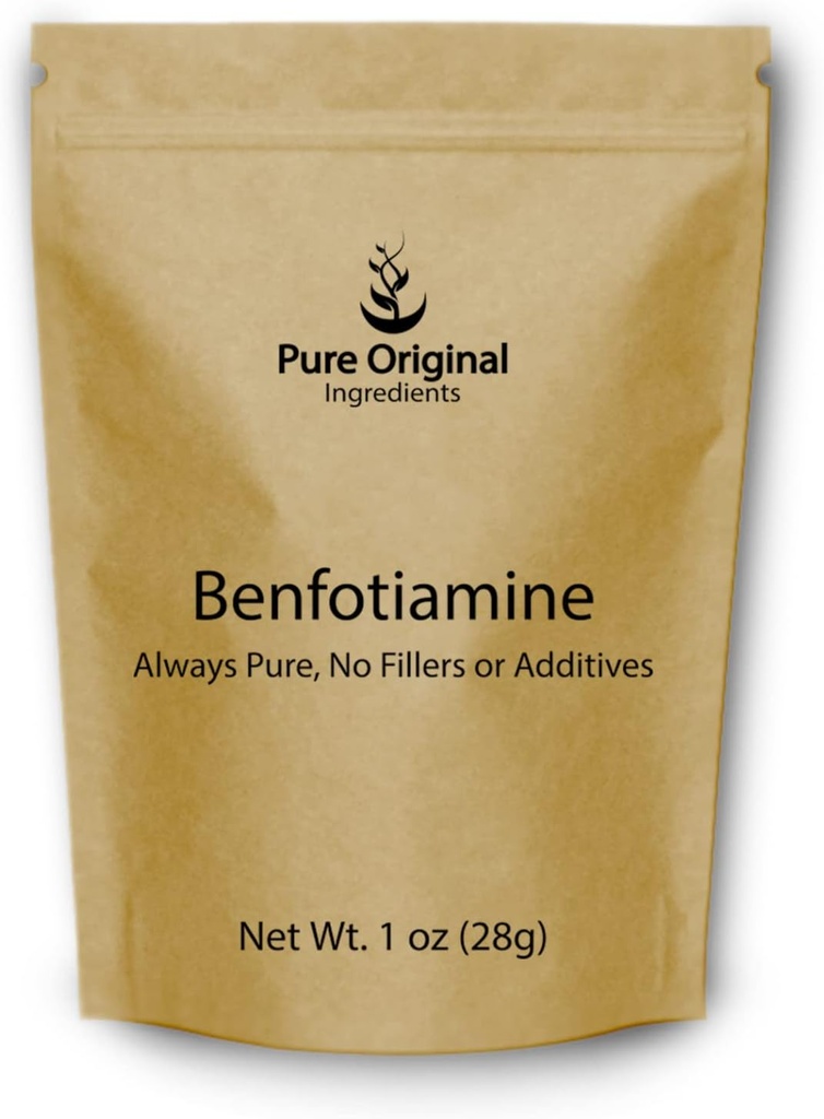 PURE ORIGINALSKE INGREDIENSER Benfotiamin (1 oz) Altid Ren, Ingen Fyldere eller Tilsætningsstoffer
