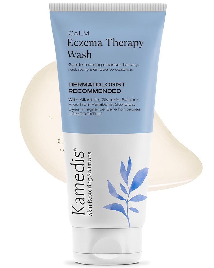KAMEDIS Eksem Terapi Body Wash For Tør, Itchy & Følsom Hud. Itchy Relief Botanicals Bath Gel. SLS, Parabens & Fragnance Gratis. Fugtgivende krop vask til spædbørn & voksne