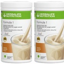 Herbalife Formel 1 Nutritional Shake Mix - pakke af 2, 500g hver - Herbalife Shake - Herbalife Protein Powder - Herbalife Vægttab Meal udskiftning (Banana - Banana)