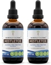Hemmeligheder af Tribe Misteltenen Tincture Alkohol- Free Liquid Extract, Misteltenen (Viscum Album) Tørret urt (2x4 FL OZ)