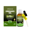 ORZAX Oregano Oil Drops med Olivenolie - 88% Carvacrol og 0,3% Thymol - Non-GMO & sukker- Free & Gluten- Free & Vegan - Urtetilskud til immunforsvar og fordøjelsessygdomme - 30 ml - 200 dages forsyning