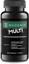 Nugenix Multivitamin til mænd, Multivitamin og Testosteron Support - 19 Vitaminer og mineraler, Understøtter Gratis Testosteron, Balance Cortisol, fremmer nitrogenoxid produktion, Blood Flow - 60 tabletter