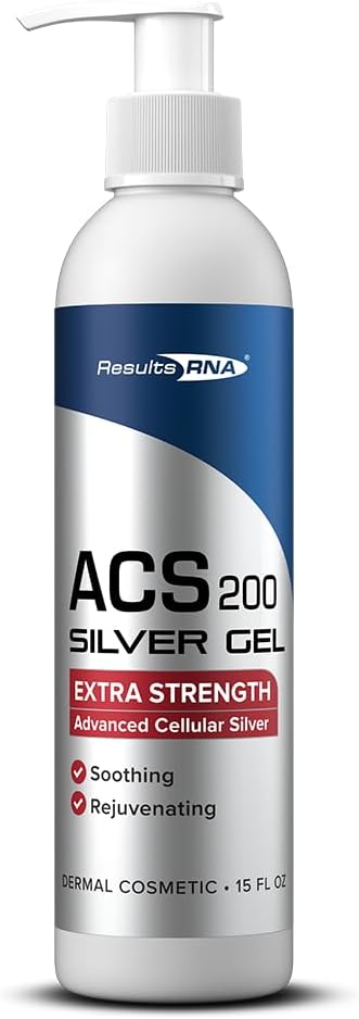 Resultater RNA - ACS 200 Silver- Glutathione Gel - Avanceret cellular kolloid sølv Gel til sårpleje & Superior Dermal Healing. (15 oz)