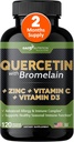 Gade Nutrition Quercetin med bromelain Vitamin C og Zink Vitamin D3