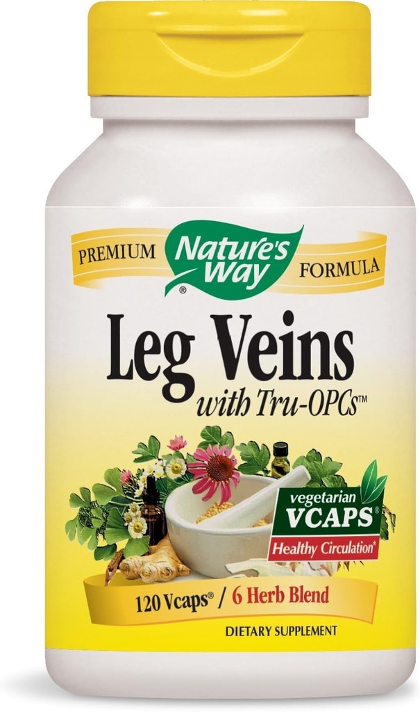 Nature 's Way Ben Veins med Tru- OPCs ™, 120 VCs