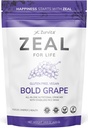 Zurvita - Zeal for Life - Fed Grape Flavor - Dagligt næringstilskud for Vitality, Immunitet, & Samlet Wellness - 30-Day Wellness Bag, 420 Bedste