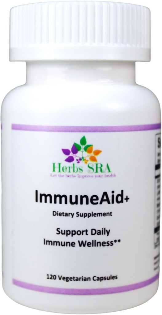 ImmuneAid + - Immun Support med L- Methionin & betain Vandfri, 120 Veg Caps, Made in USA