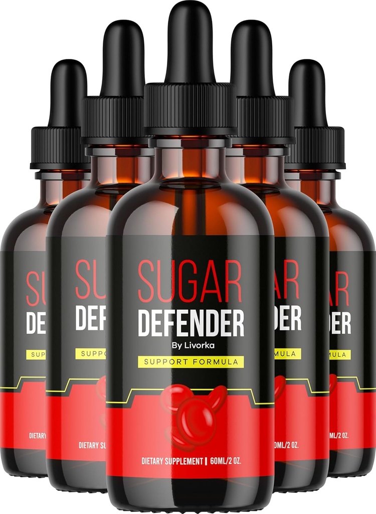 5 Pack - Sugar Defender - Sugar Defender Drops, SugarDefender, Sugar Defense Super Formula, Sugar Defender 24, Sugar Defender Supplement, Sugar Defender Liquid, Defender Drop, Sugar Defense Reviews