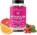 Metabolisme for hende - Appetite & Metabolisme Støtte til kvinder - Curb Cravings, Reducere Caloric Indtagelse & fremme følelser af fuldkommenhed - Berberine, Chrom Picolinate & Guarana - 60 Veg Kapsler