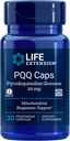Life Extension PQQ Caps, Pyrroloquinoline Quinone, 20 milligram 30 Vegetariske kapsler. Pakning med 2 flasker.
