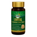Zandu Livital Tablets, 100% Ayurvedic Ingredienser, Beskytter lever mod forskellige hepatotoksiner; Tilfreds i fede Lever; Forbedrer fordøjelse og Appetite & Aids i Lever Detox