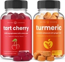 NutraChamps Tart Cherry Gummies og gurkemeje 2 Pack Bundle