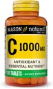 MASON NATURAL C-vitamin 1000 mg, 100 dages forsyning, understøtter sundt immunsystem, antioxidant og essentiel ernæring, 1 pakke