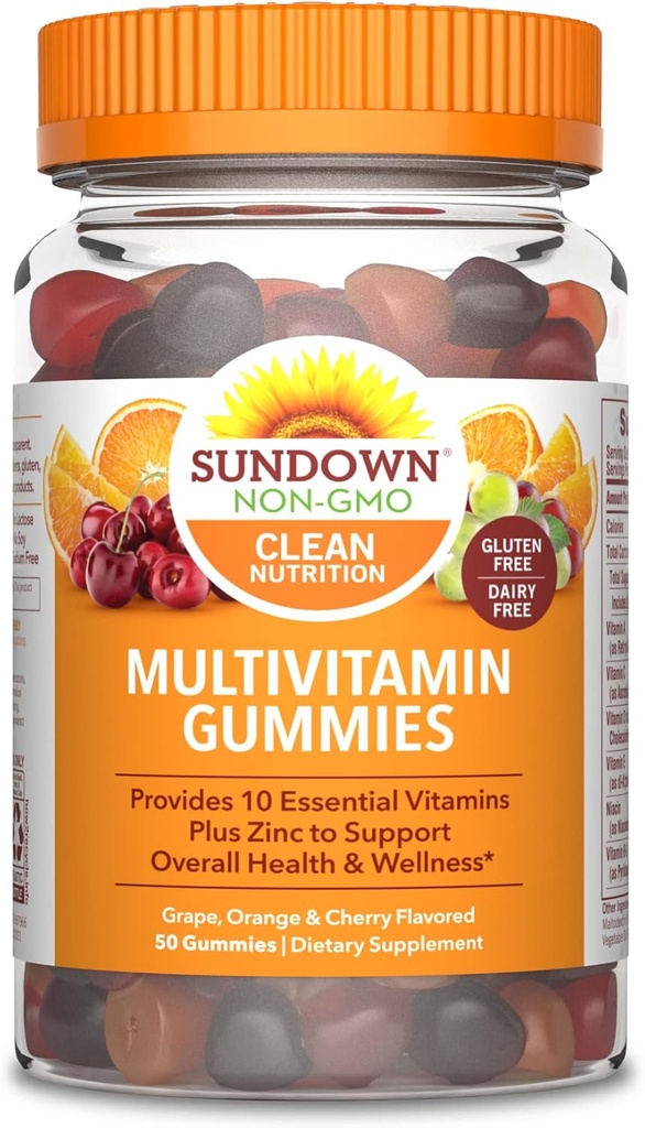 Solnedgang Multivitamin Gummies, 50 Greve (pakke med 3)