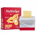 NuStrips ™ Fast- Opløsning Energistrips med 50mg koffein, L- Theanine & Vitamin B12 - Instant Energy & Focus uden Jitters eller Crash - Arbejder hurtigere end kaffe - Lindrende kanel (30 Pack)